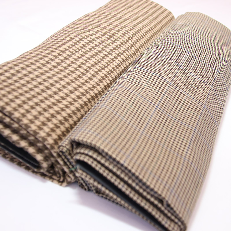 Cotton Checkered Woven Fabric